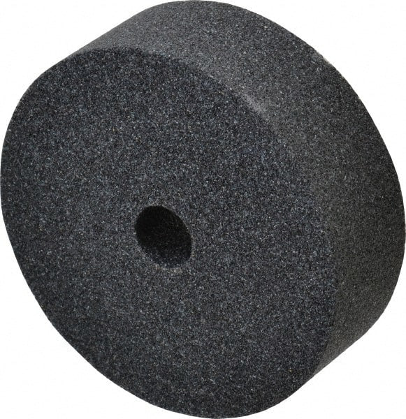 Norton - 60 Grit Silicon Carbide Type 1 Internal Grinding Wheel - 3" Diam x 1/2" Hole x 1" Thick, 10,825 Max RPM, Type 1 Medium Grade, M Hardness, Vitrified Bond, No Recess - Exact Tooling