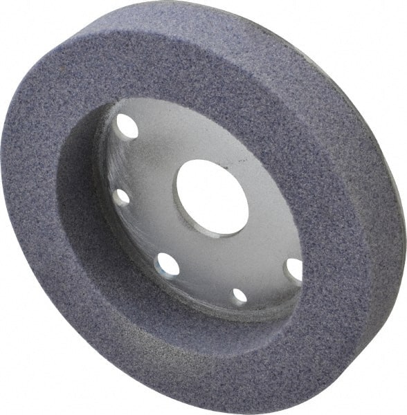 Norton - 6" Diam, 1-1/4" Hole Size, 1" Overall Thickness, 46 Grit, Type 2 Tool & Cutter Grinding Wheel - Coarse Grade, Aluminum Oxide, K Hardness, Vitrified Bond, 3,600 RPM - Exact Tooling