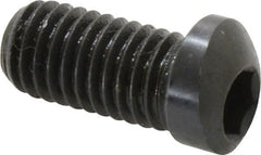 Mitee-Bite - 1/2-13 Screw, 3/8" Clamp Height, 1" Clamp Width, Knife Edge Clamps - 0.9" Extension Length, 4,000 Lb Holding Force, Carbon Steel, 6 Clamps - Exact Tooling