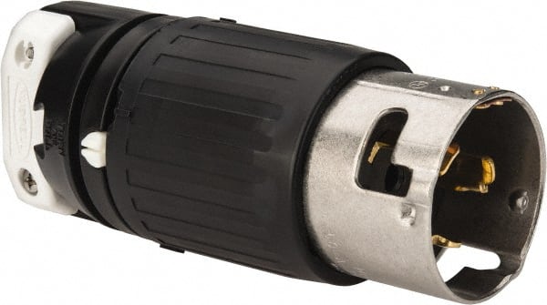 Hubbell Wiring Device-Kellems - 480 VAC, 50 Amp, NonNEMA Configuration, Industrial Grade, Self Grounding Plug - 3 Phase, 3 Poles, IP20, 0.83 to 1-1/4 Inch Cord Diameter - Exact Tooling