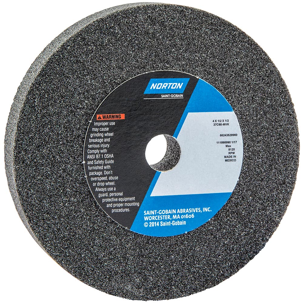 Norton - Surface Grinding Wheels Wheel Diameter (Decimal Inch): 4 Wheel Diameter (Inch): 4 - Exact Tooling