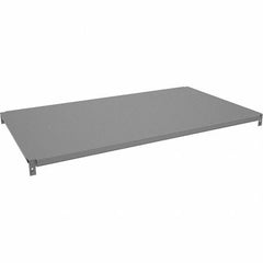 Tennsco - 42" Wide, 3/4 High, Open Shelving Accessory/Component - Steel, 24" Deep, Use with Capstone Shelving - Exact Tooling