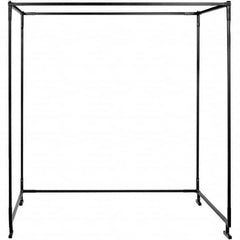Steiner - 6' High x 6' Wide, Black Welding Screen Frame - Use with Protect-O-Screen HD Welding Booth - Exact Tooling