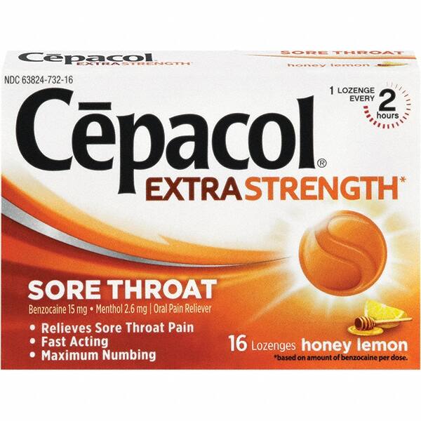 Cepacol - Honey Lemon Flavor Cough Drop Lozenges - Sore Throat Relief - Exact Tooling
