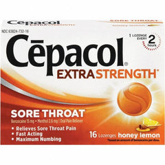 Cepacol - Honey Lemon Flavor Cough Drop Lozenges - Sore Throat Relief - Exact Tooling
