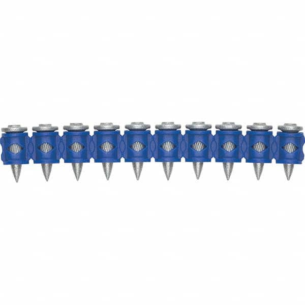 Powder Actuated Pins & Threaded Studs; Type: Drive Pin; Shank Length (mm): 22.000; Shank Diameter (mm): 22.000; Head Diameter (mm): 8.000; Material: Steel; Thread Length (Inch): 0; Finish/Coating: Zinc; Material Application: Concrete