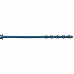 DeWALT Anchors & Fasteners - 3/16" Diam, 2-1/4 Length Under Head, Hex Drive Concrete Screw & Masonry Fastener - Exact Tooling