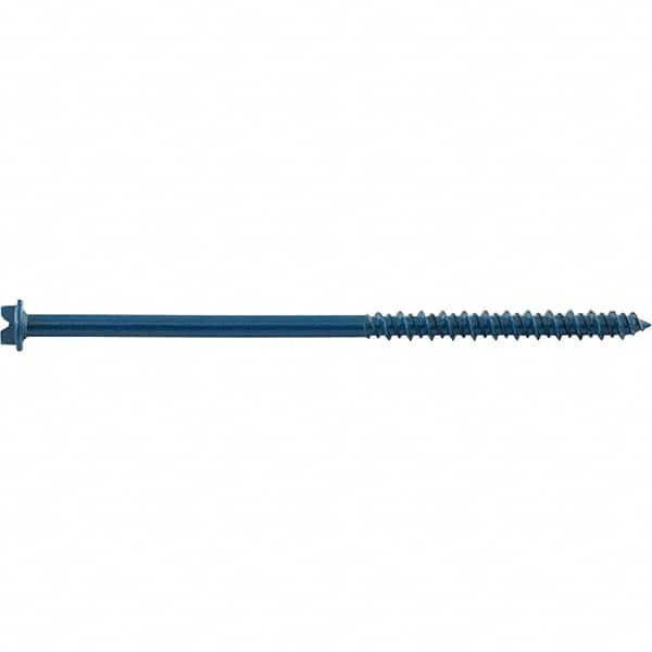 DeWALT Anchors & Fasteners - 3/16" Diam, 2-1/4 Length Under Head, Hex Drive Concrete Screw & Masonry Fastener - Exact Tooling