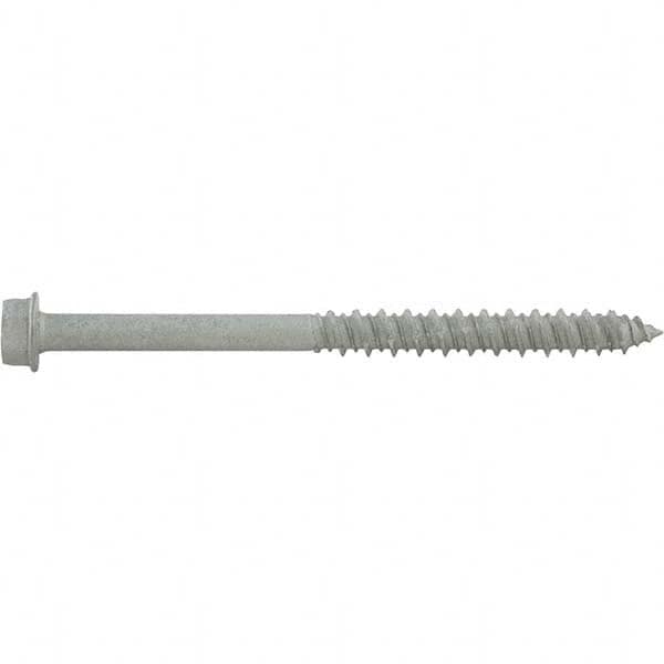 DeWALT Anchors & Fasteners - 1/4" Diam, 1-1/4 Length Under Head, Hex Drive Concrete Screw & Masonry Fastener - Exact Tooling