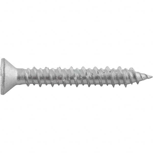 DeWALT Anchors & Fasteners - 1/4" Diam, 4 Overall Length, Phillips Drive Concrete Screw & Masonry Fastener - Exact Tooling