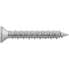DeWALT Anchors & Fasteners - 1/4" Diam, 2-3/4 Overall Length, Phillips Drive Concrete Screw & Masonry Fastener - Exact Tooling
