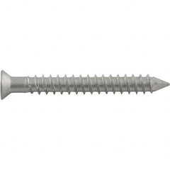 DeWALT Anchors & Fasteners - #14" Diam, 1-3/4 Overall Length, Phillips Drive Concrete Screw & Masonry Fastener - Exact Tooling