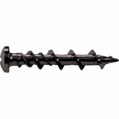 DeWALT Anchors & Fasteners - 1/4" Diam, 1-1/4 Length Under Head, Phillips Drive Concrete Screw & Masonry Fastener - Exact Tooling