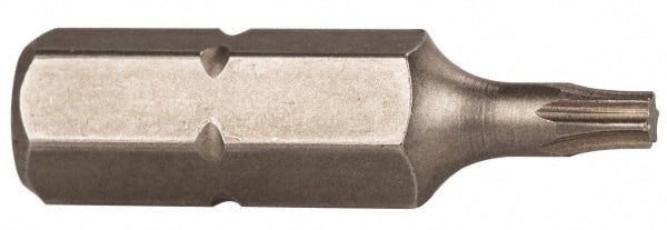 Wiha - 1/4" Drive T8 Torx Screwdriver Bit - 1" OAL, Power Bit - Exact Tooling