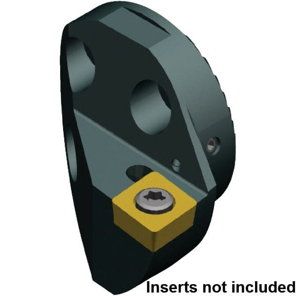 Kennametal - Right Hand Cut, 40mm Min Bore Diam, Size 32 Steel Modular Boring Cutting Unit Head - 40mm Max Bore Depth, Compatible with CCMT 09 T3 08 - Exact Tooling