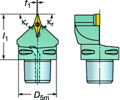 C3-SVVBN-00040-11-B1 Capto® and SL Turning Holder - Exact Tooling