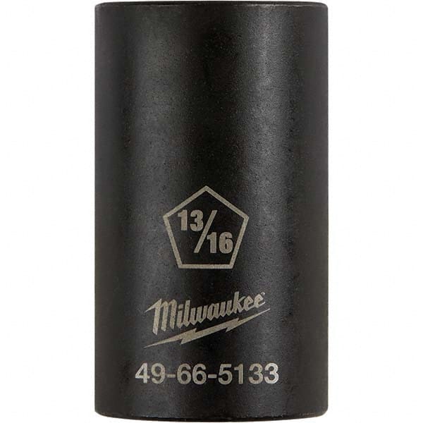 Milwaukee Tool - 1/2" Drive 13/16" Universal Thin Wall Nonsparking Deep Impact Socket - Exact Tooling