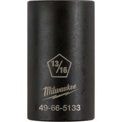 Milwaukee Tool - 1/2" Drive 13/16" Universal Thin Wall Nonsparking Deep Impact Socket - Exact Tooling