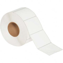 Value Collection - Pack of 4 Rolls, 2,000 Labels per Roll, 4" x 3" White Matte Coated Facestock Thermal Labels - Exact Tooling