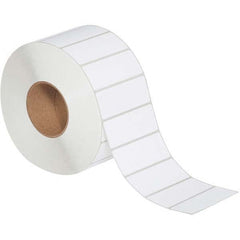 Value Collection - Pack of 4 Rolls, 3,850 Labels per Roll, 4" x 1-1/2" White Topcoated Facestock Thermal Labels - Exact Tooling