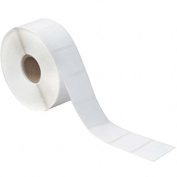 Value Collection - Pack of 12 Rolls, 1,380 Labels per Roll, 1-1/4" x 1" White Paper Thermal Labels - Exact Tooling