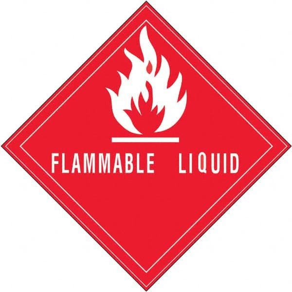 Tape Logic - Shipping Label, Header: Flammable Warning - Exact Tooling