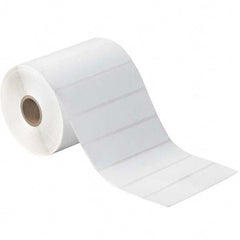 Value Collection - Pack of 12 Rolls, 1,310 Labels per Roll, 4" x 1" White Paper Thermal Labels - Exact Tooling