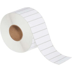 Value Collection - Pack of 4 Rolls, 5,560 Labels per Roll, 4" x 1" White Topcoated Facestock Thermal Labels - Exact Tooling