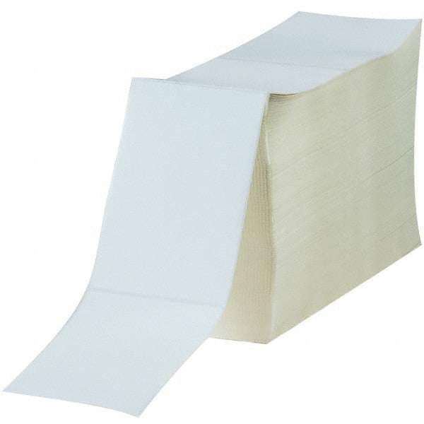 Value Collection - Pack of (2500), 4" x 6" White Matte Coated Facestock Thermal Label - Exact Tooling