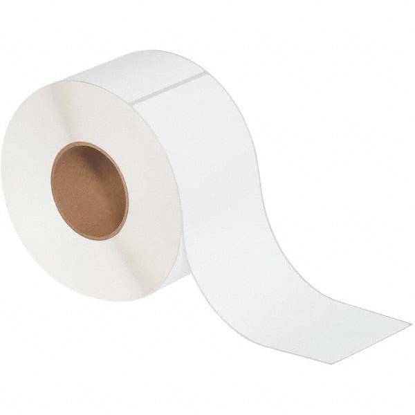 Value Collection - Pack of 4 Rolls, 500 Labels per Roll, 4" x 12" White Matte Coated Facestock Thermal Labels - Exact Tooling
