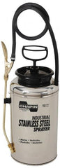 Chapin - 2 Gal Garden Hand Sprayer - Stainless Steel Tank, Wide Mouth, Reinforced Hose, For Industrial Applications - Exact Tooling