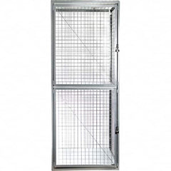 Folding Guard - Locker Accessories Type: Back Panel For Use With: Stor-More Framed Welded Wire Bulk Storage Lockers - Exact Tooling
