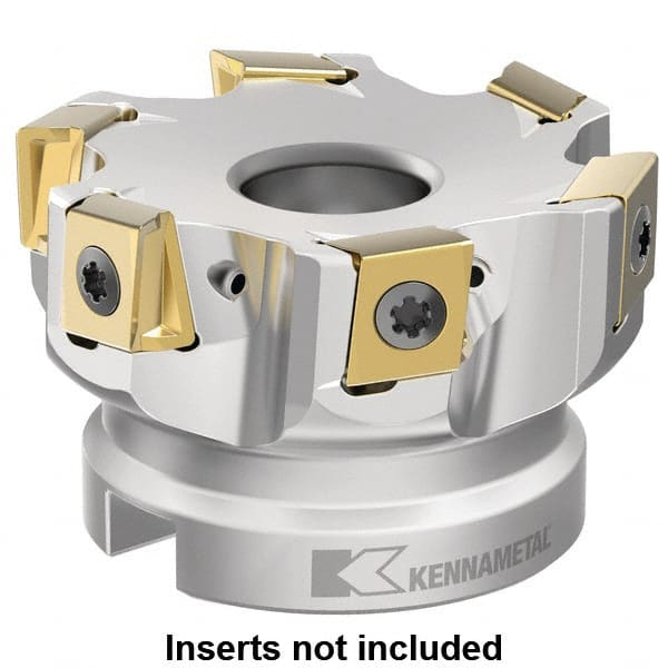 Kennametal - Indexable Square-Shoulder Face Mills Cutting Diameter (mm): 63.00 Cutting Diameter (Decimal Inch): 2.4803 - Exact Tooling