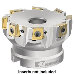 Kennametal - Indexable Square-Shoulder Face Mills Cutting Diameter (mm): 160.00 Cutting Diameter (Decimal Inch): 6.2992 - Exact Tooling