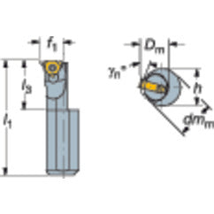 254RKF-16-16-R CoroThread® 254 Boring Bar - Exact Tooling