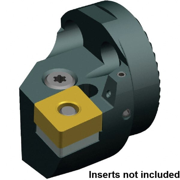 Kennametal - Right Hand Cut, 33mm Min Bore Diam, Size 25 Steel Modular Boring Cutting Unit Head - 33mm Max Bore Depth, Compatible with CNMA 0903.. - Exact Tooling
