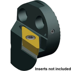 Kennametal - Right Hand Cut, 63mm Min Bore Diam, Size 50 Steel Modular Boring Cutting Unit Head - 63mm Max Bore Depth, Compatible with VBMT 160408 - Exact Tooling