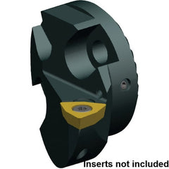 Kennametal - Right Hand Cut, 32mm Min Bore Diam, Size 25 Steel Modular Boring Cutting Unit Head - 32mm Max Bore Depth, Compatible with WPMT 04 02 04 - Exact Tooling