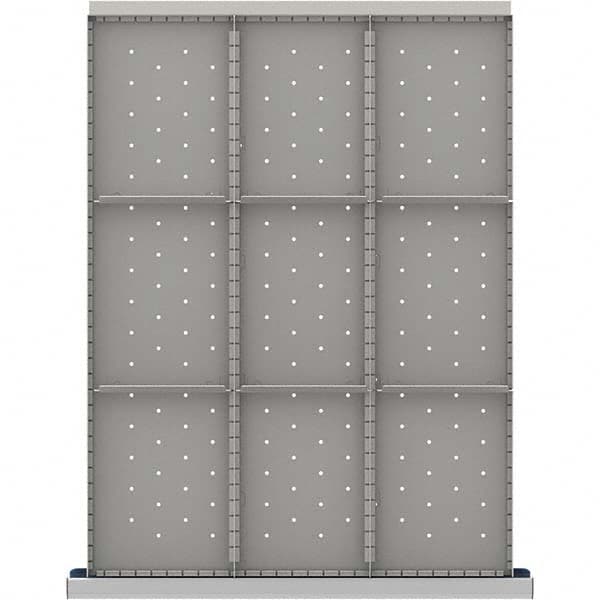 LISTA - 9-Compartment Drawer Divider Layout for 3.15" High Drawers - Exact Tooling