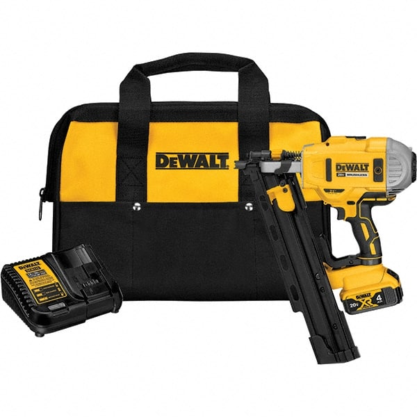 DeWALT - Cordless Nailers Fastener Type: Framing Nailer Kit Nail Length (Inch): 2" - 3-1/4" - Exact Tooling