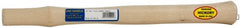 Made in USA - 18" Long Replacement Handle for Ball Pein, Machinist & Riveting Hammers - 1-3/16" Eye Length x 11/16" Eye Width, Hickory, Material Grade Type A - Exact Tooling