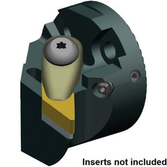 Kennametal - Right Hand Cut, 63mm Min Bore Diam, Size 50 Steel Modular Boring Cutting Unit Head - 63mm Max Bore Depth, Compatible with VNMA 160408 - Exact Tooling