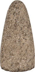 Norton - Type 16, 1-1/2" Max Diam, 3" Head Thickness, 24 Grit Cone - Zirconia Alumina, Very Coarse Grade, 3/8-24 Shank Thread - Exact Tooling