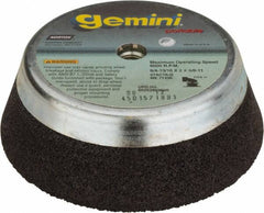 Norton - 6" Diam, 2" Overall Thickness, 16 Grit, Type 11 Tool & Cutter Grinding Wheel - Very Coarse Grade, Aluminum Oxide/Silicon Carbide Blend, Q Hardness, 6,000 RPM - Exact Tooling