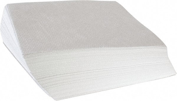 Kimtech - Flat Fold Clean Room/Lab/Critical Task Wipes - Poly Pack, 9" x 9" Sheet Size, White - Exact Tooling