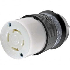 Hubbell Wiring Device-Kellems - 3-Phase Wye 277/480 VAC 30A NEMA L19-30R Industrial Twist Lock Connector - Exact Tooling