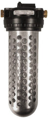 Coilhose Pneumatics - Desiccant Air Dryer - 3/8" NPT Inlet/Outlet x 4-1/2" Wide x 12-1/4" High - Exact Tooling
