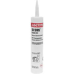 Loctite - 300 mL Cartridge Clear RTV Silicone Joint Sealant - -65 to 450°F Operating Temp, 30 min Tack Free Dry Time, 24 hr Full Cure Time - Exact Tooling