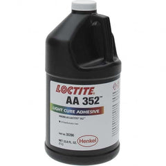 Loctite - 1 L Bottle Clear Light Cure Adhesive - 352 1 LITER UV LOCTITE LTCURE ADHS - Exact Tooling