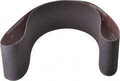 Norton - 4" Wide x 54" OAL, 36 Grit, Aluminum Oxide Abrasive Belt - Aluminum Oxide, Very Coarse, Coated, X Weighted Cloth Backing, Series R228 - Exact Tooling